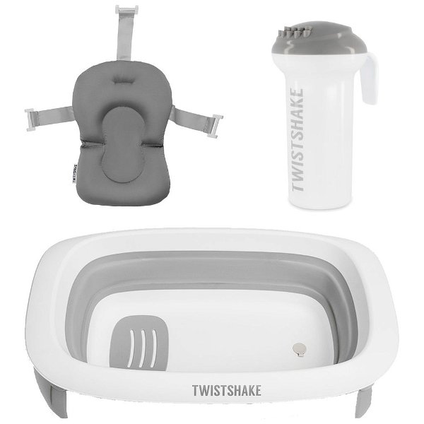 Twistshake Kit de bain pour bébé - Tout ce dont vous avez besoin pour un  bain sûr et agréable !