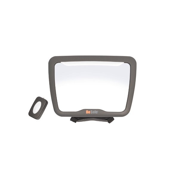 BeSafe XL2 Babyspiegel mit LED-Licht und Fernbedienung - Sichere  Beobachtung im Auto