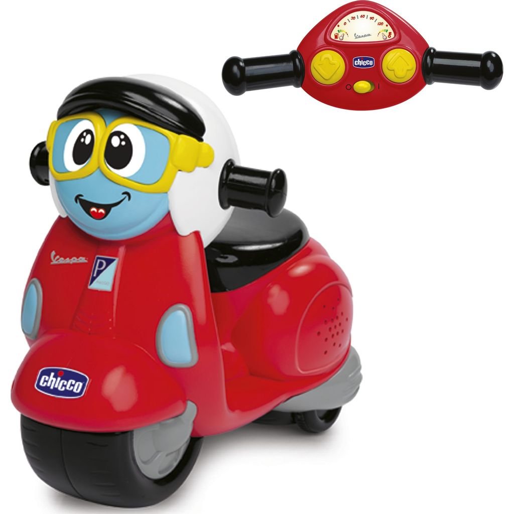 Chicco ferngesteuertes Motorrad Vespa - Spielzeug für kleine Abenteurer