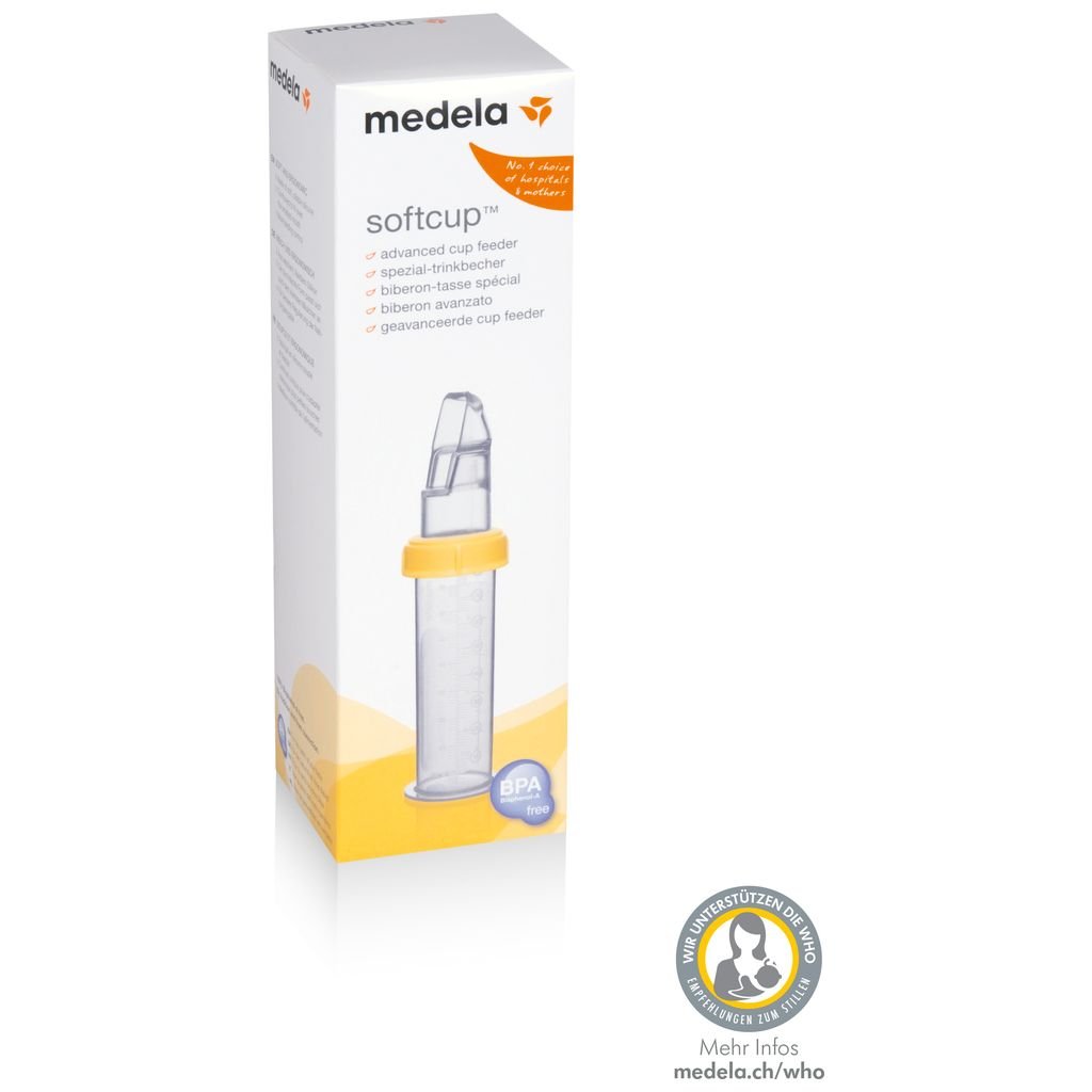 Medela SoftCup Biberon Cuillère Silicone 80 ml 1 u.