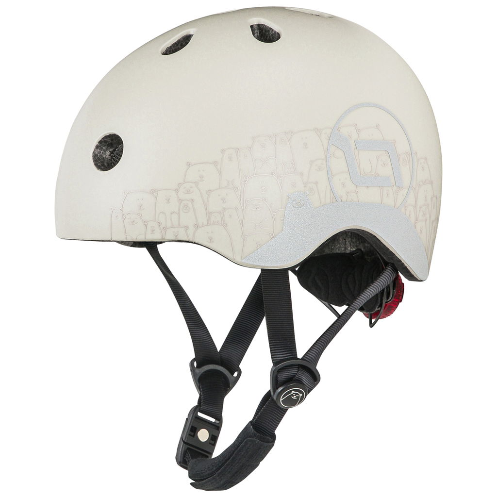 Reflective bike hot sale helmet