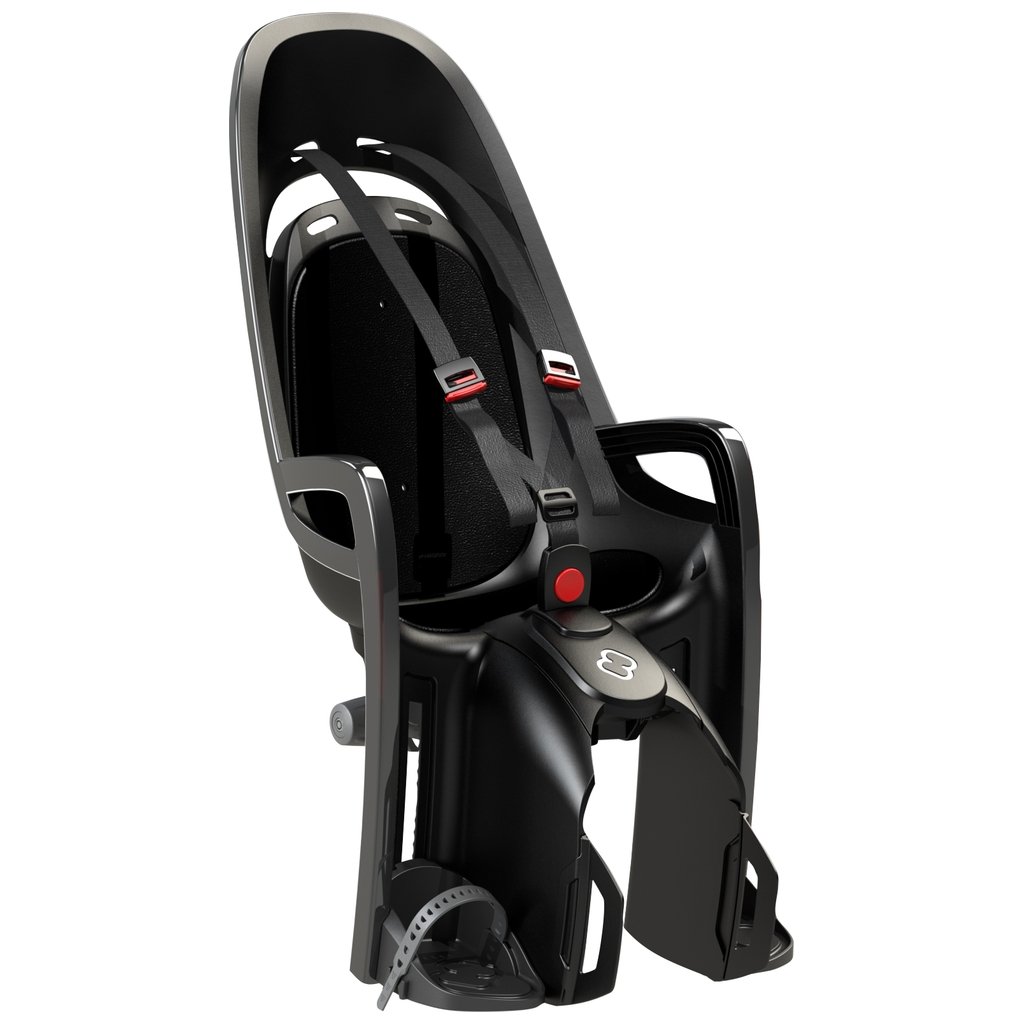 Hamax Caress Zenith mit Gepäckträgerhalterung - Komfortable  Fahrradsitzlösung für Kinder