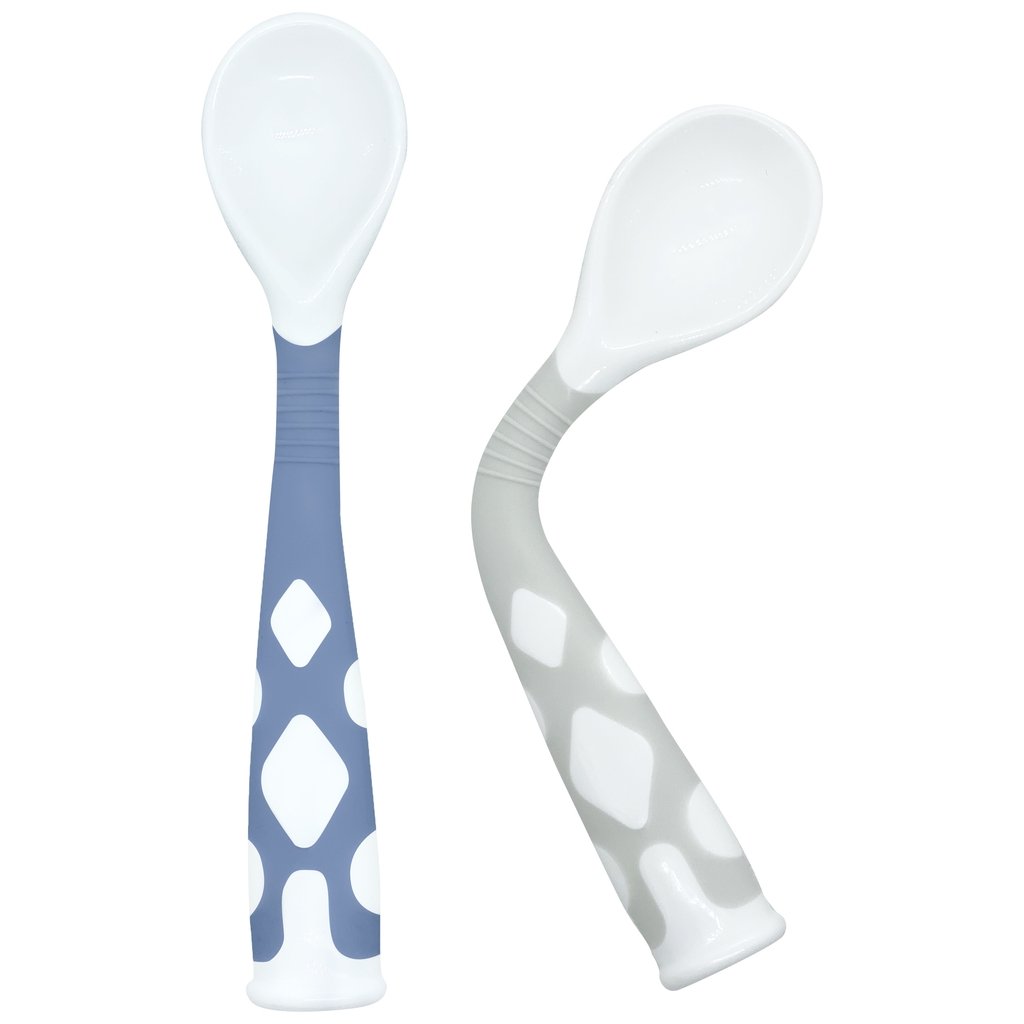 Kizingo Left-handed Toddler Spoon - Milk