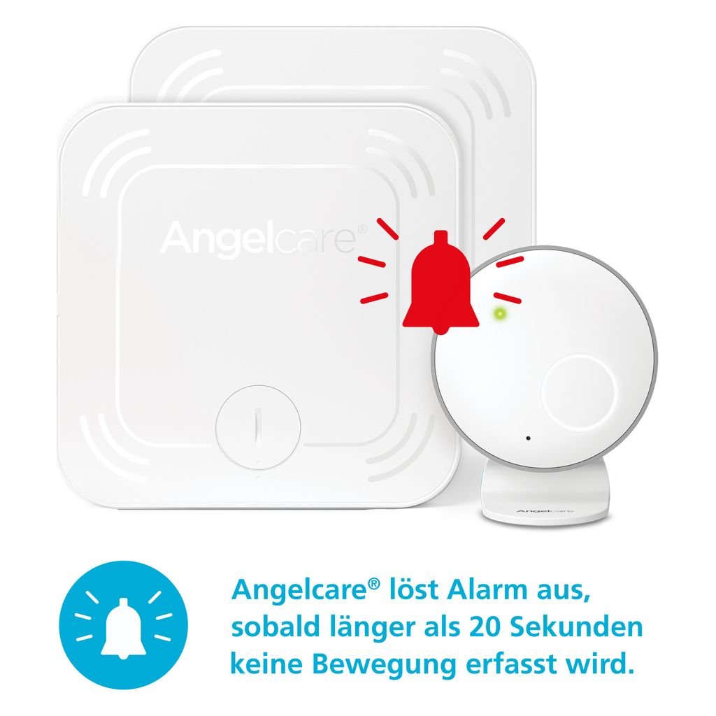 Angel care ® SmartSensor Pro 2: 2-in-1 baby monitoring audio e movimento  con due tappeti sensori wireless 