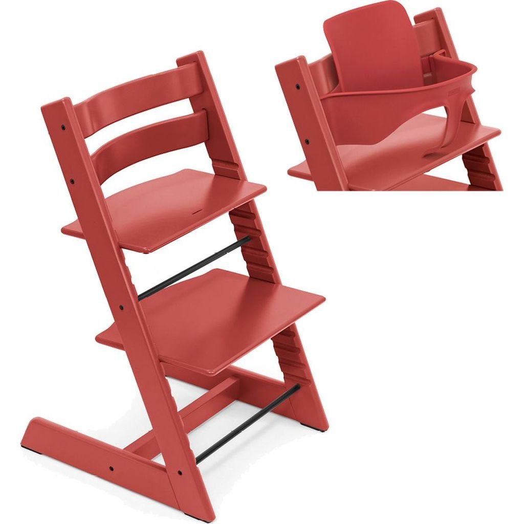 Stokke tripp trapp discount baby set red