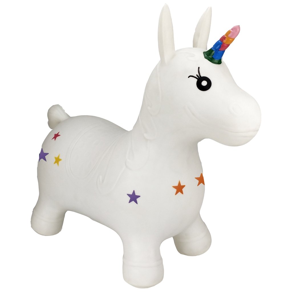 Animal sauteur gonflable en plastique licorne en 2023