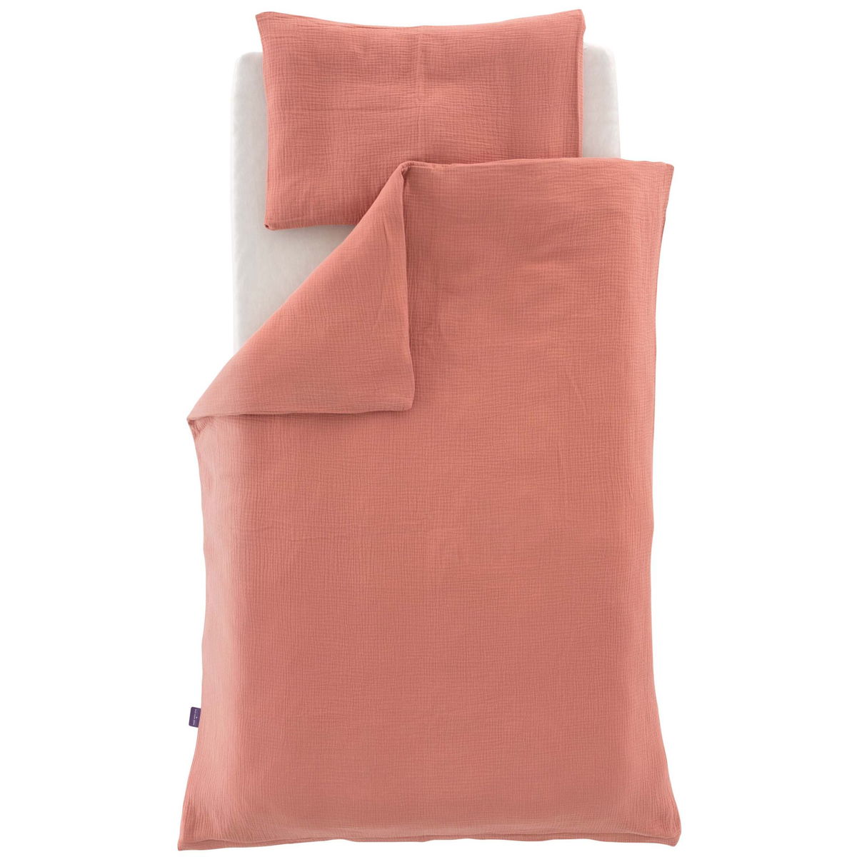 DuShow Set Biancheria Letto Bambina Con Farfalle: 4 Pezzi Morbidi Per Lettino E Culla, Motivo Farfalle Reversibile