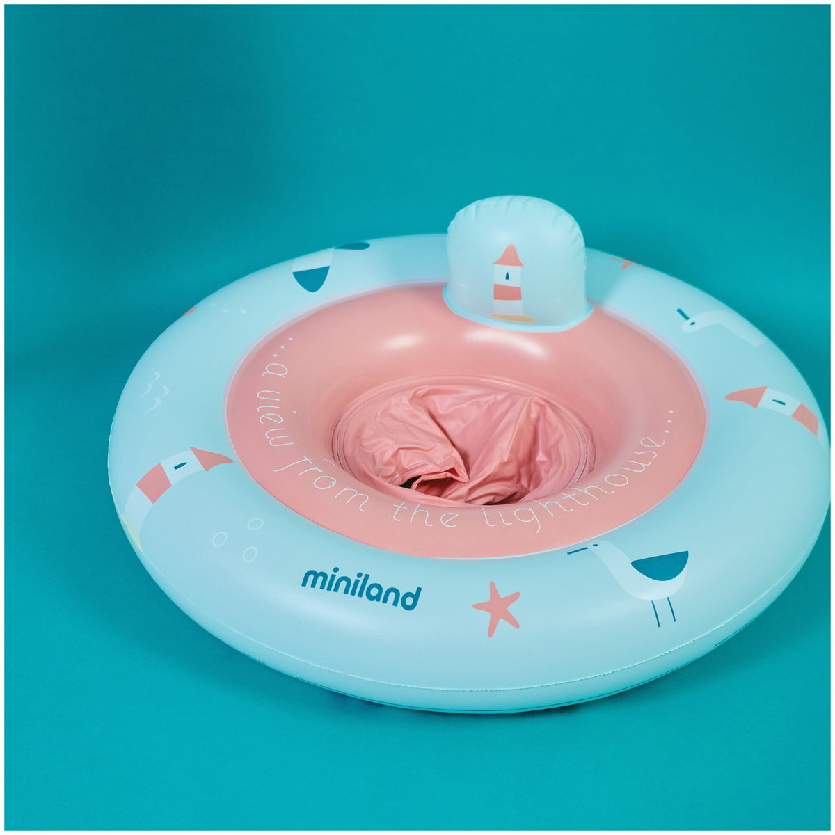 Bouée Gonflable Bébé avec Auvent,Idéal pour la piscine et la plage