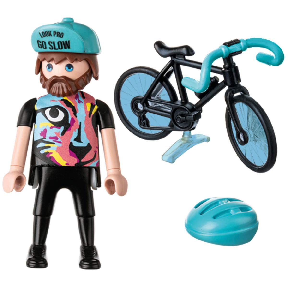Casque Velo Playmobil PLAYMOBIL Sports 71478 Vélo De Course
