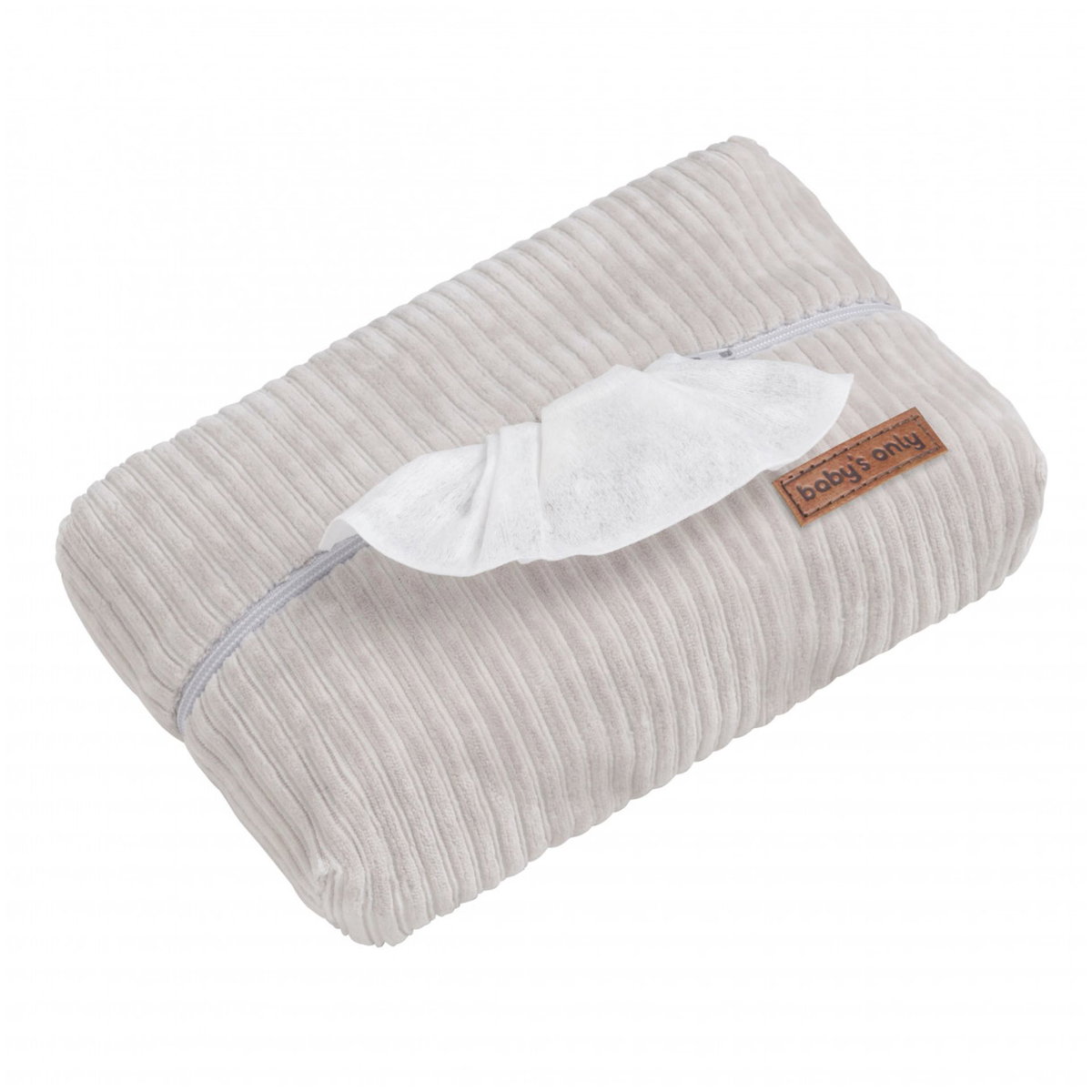 Product Image for baby's only wet wipe cover Sense pebble gray