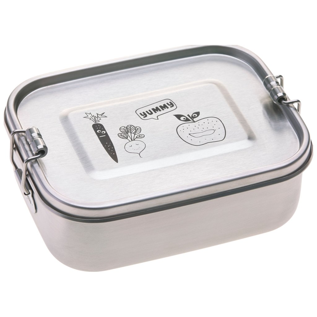 Casual Stainless Steel Lunchbox Yummy