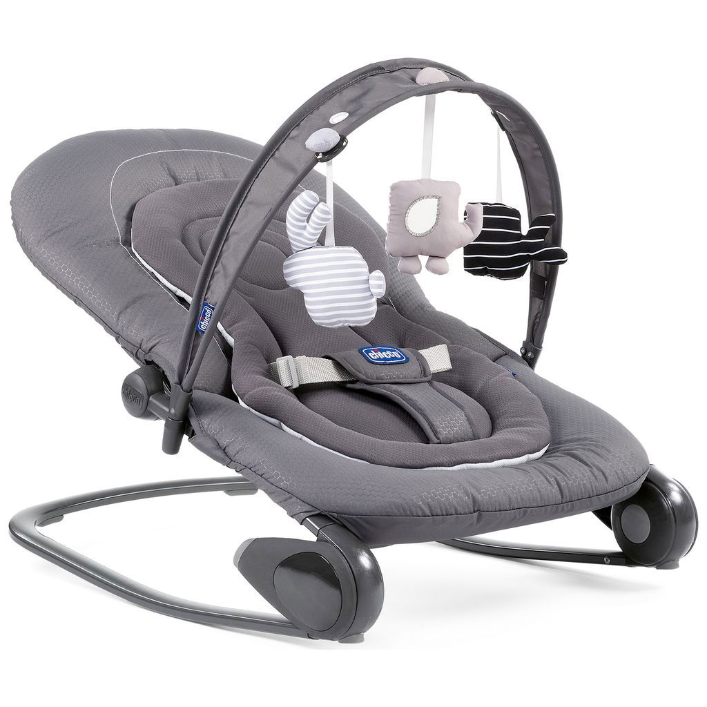 Chicco Babywippe Hoopla moon grey im 4mybaby.ch Online-Shop für Babyartikel