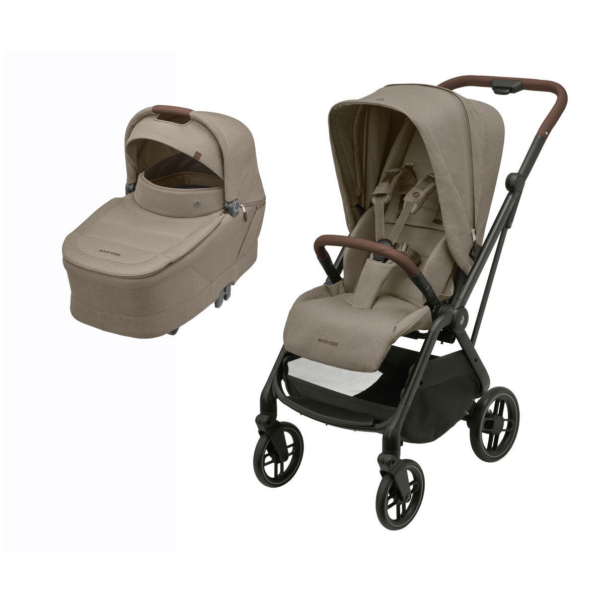 Maxi Cosi Leona 2 Set Stroller & Carrycot Buy Now at 4mybaby