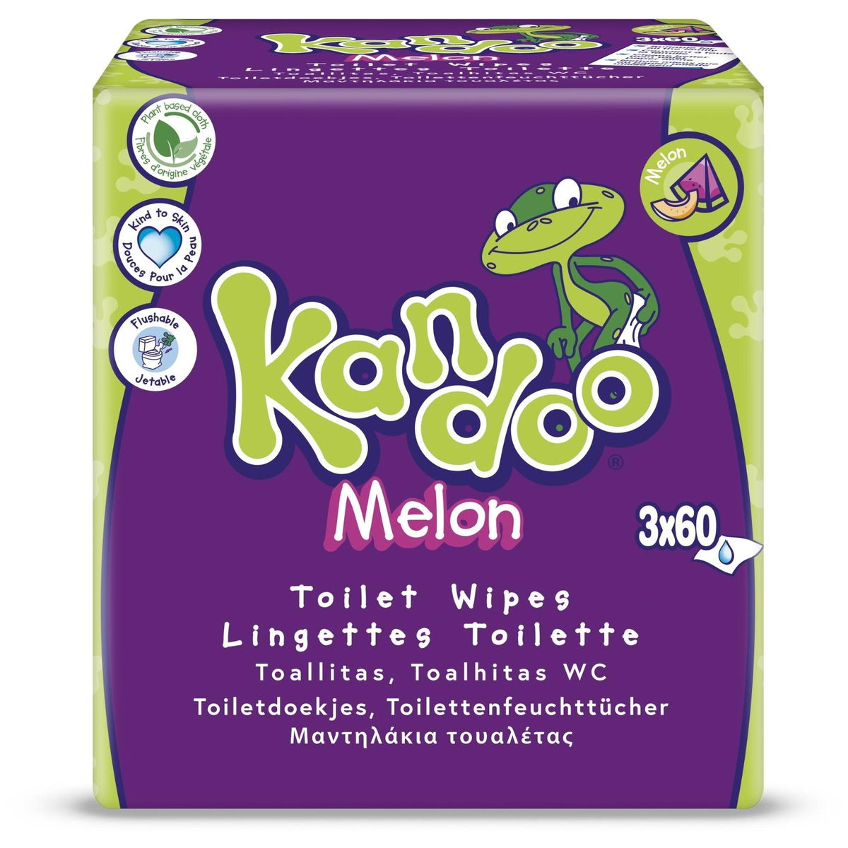 Product Image for Kandoo Melone Toilettenfeuchttücher Packungsgrösse 3er Pack