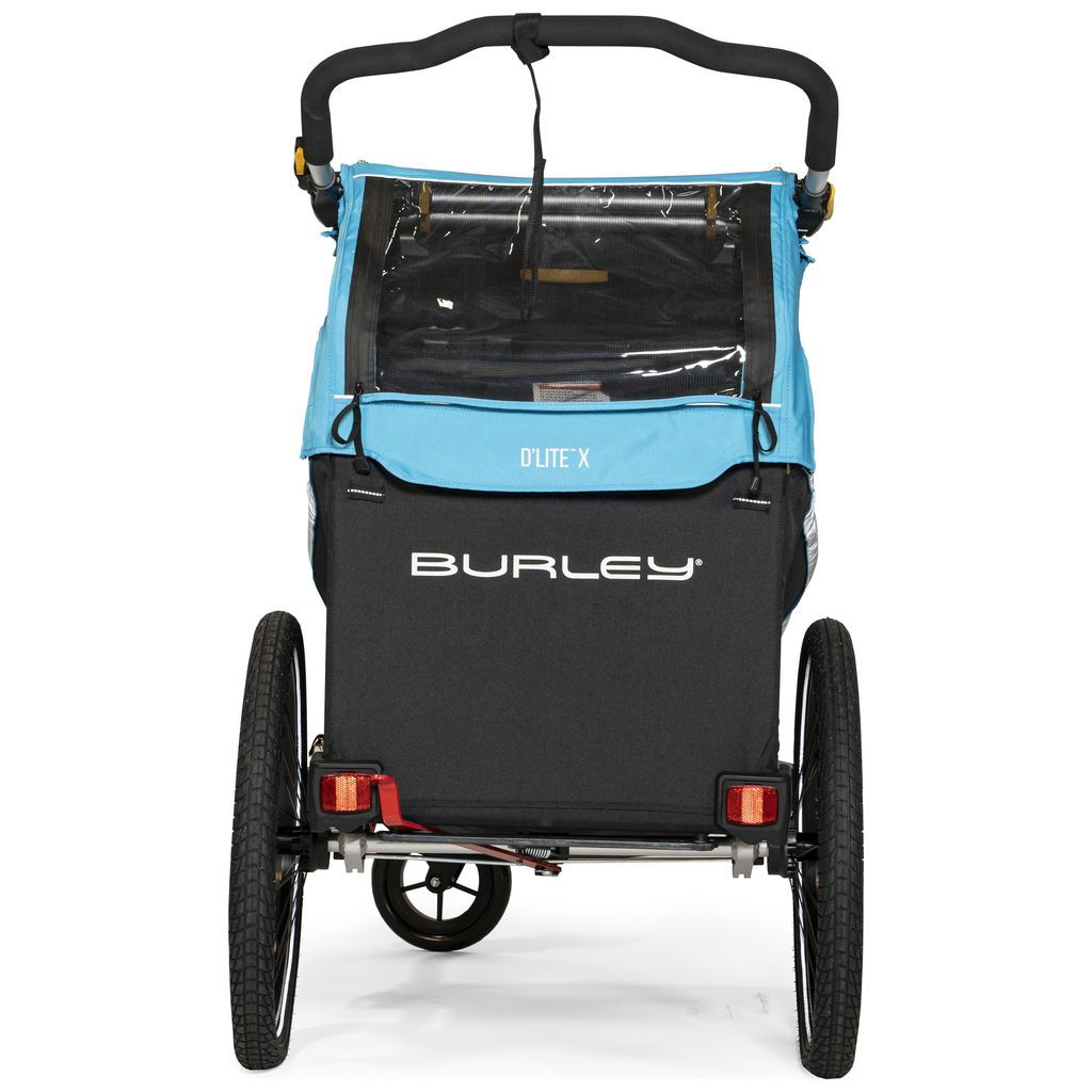 Burley Rimorchio per Biciclette - Honey Bee per 1-2 Bambini - rosso/nero Burley Rimorchio per Biciclette - Honey Bee per 1-2 Bambini - rosso/nero