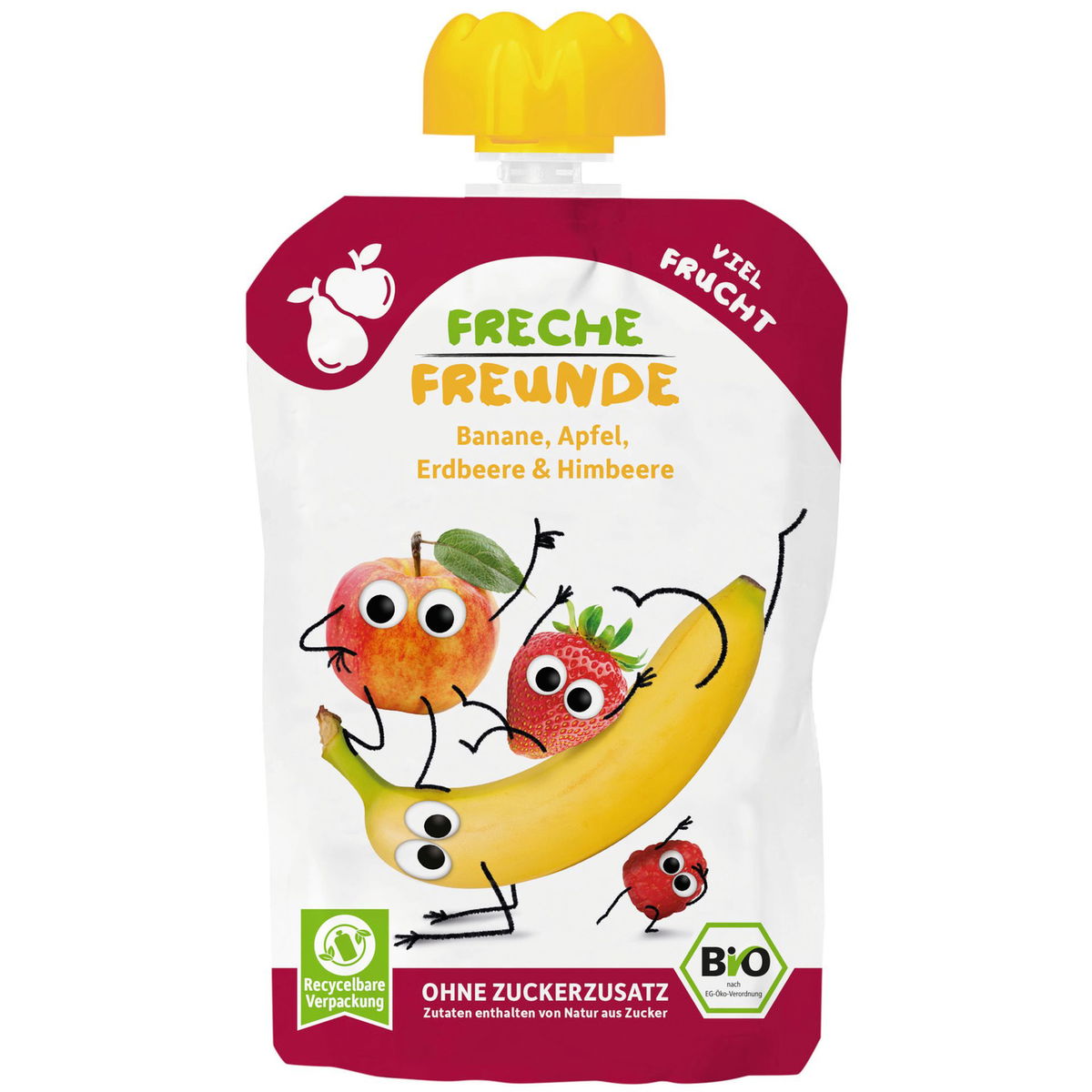 Product Image for Freche Freunde Organic Fruit Pouches age from 6 M