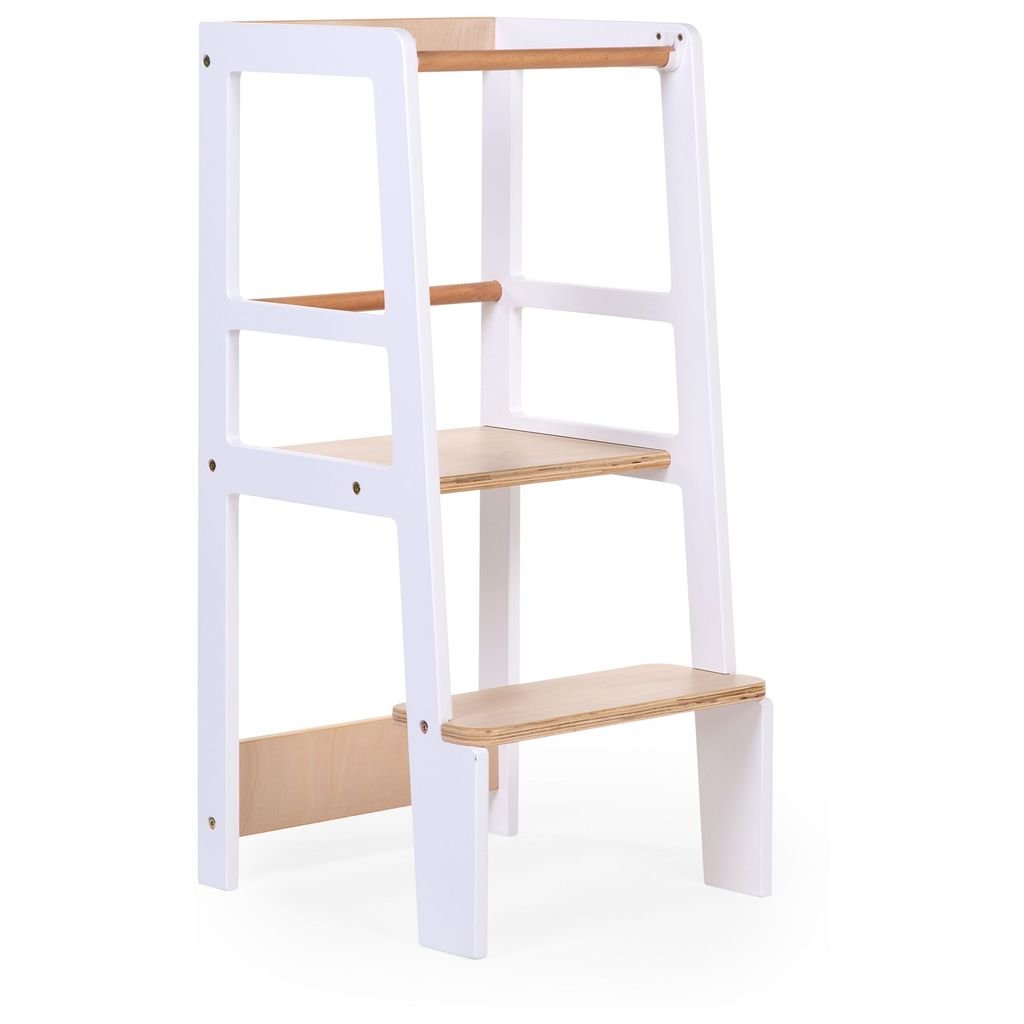 Childhome Learning tower white nature
