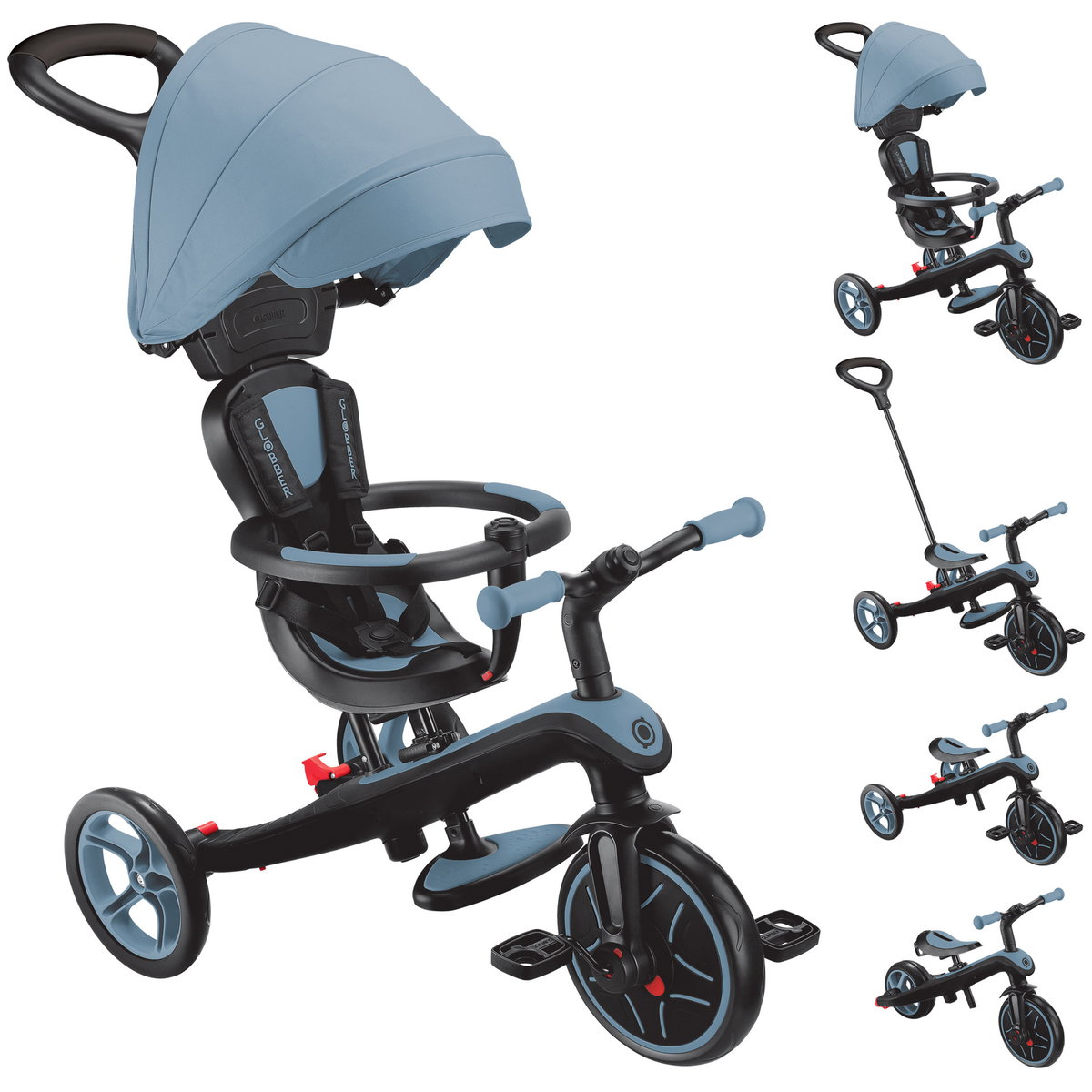 Product Image for Globber Trike Explorer 4in1 V2 blue age from 10 M