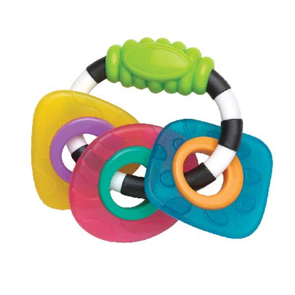Playgro Teething and Gripping Ring Trio