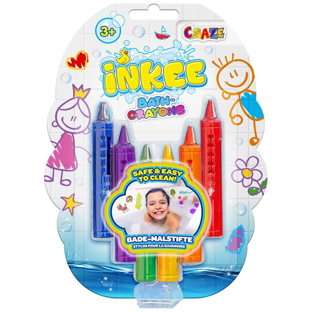 CRAZE Inkee Bath Crayons Set of 6