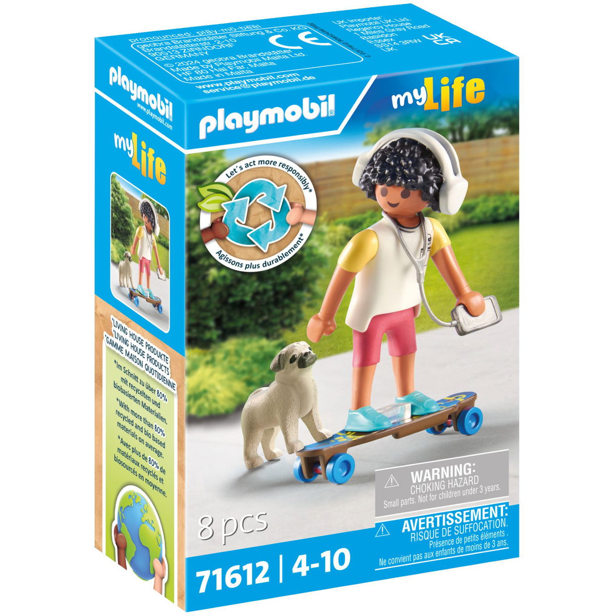 PLAYMOBIL My Life 71612 Boy with dog 4mybaby