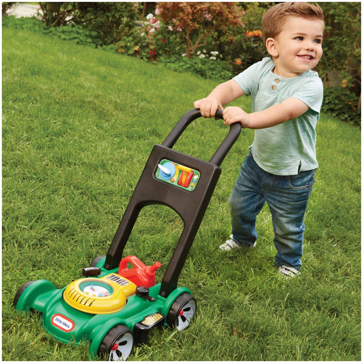 Klein Toys Bosch tondeuse à gazon de jardin - 57x19,5x56 cm - avec bac de ramassage Klein Toys Bosch tondeuse à gazon de jardin - 57x19,5x56 cm - avec bac de ramassage