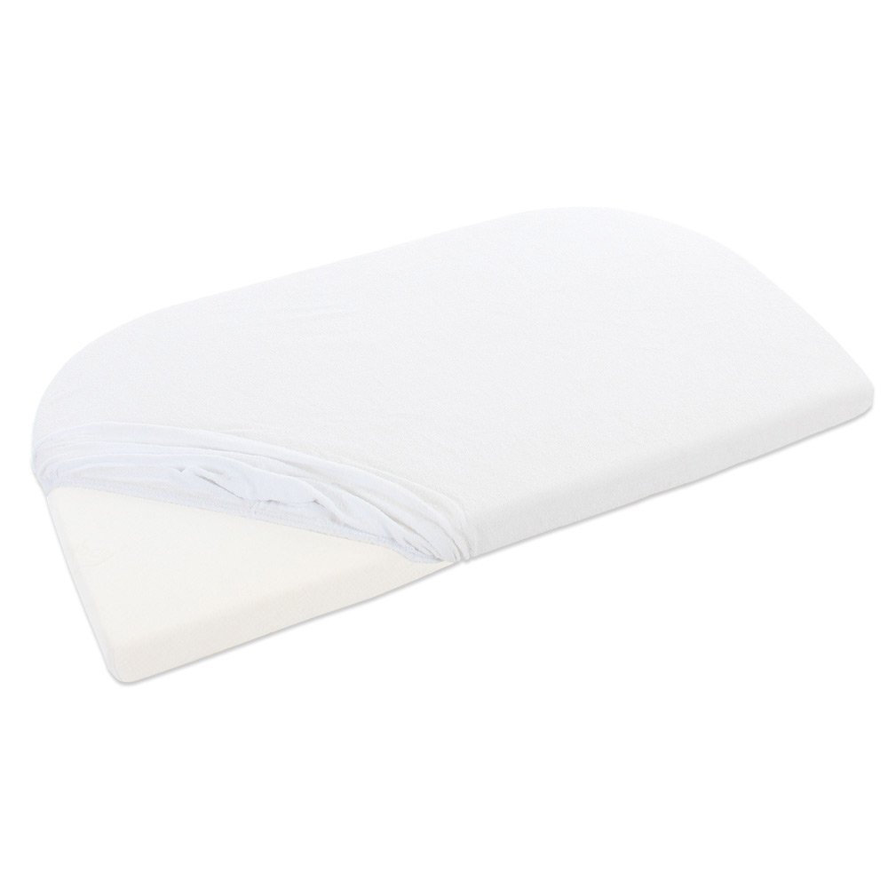 babybay bassinet original terry cloth fitted sheet white