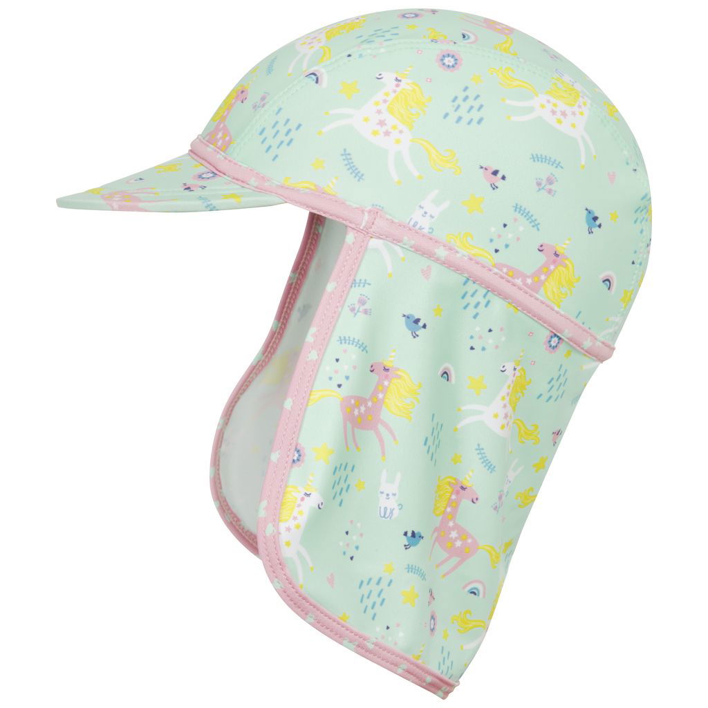 Playshoes Baby Mütze Badekappe UV-Schutz Sonnenschutz Schwäne Türkis 51