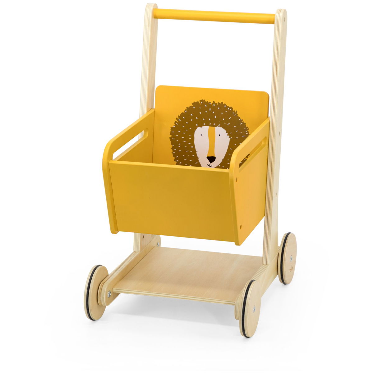 Trixie wooden shopping trolley Robust toy for children