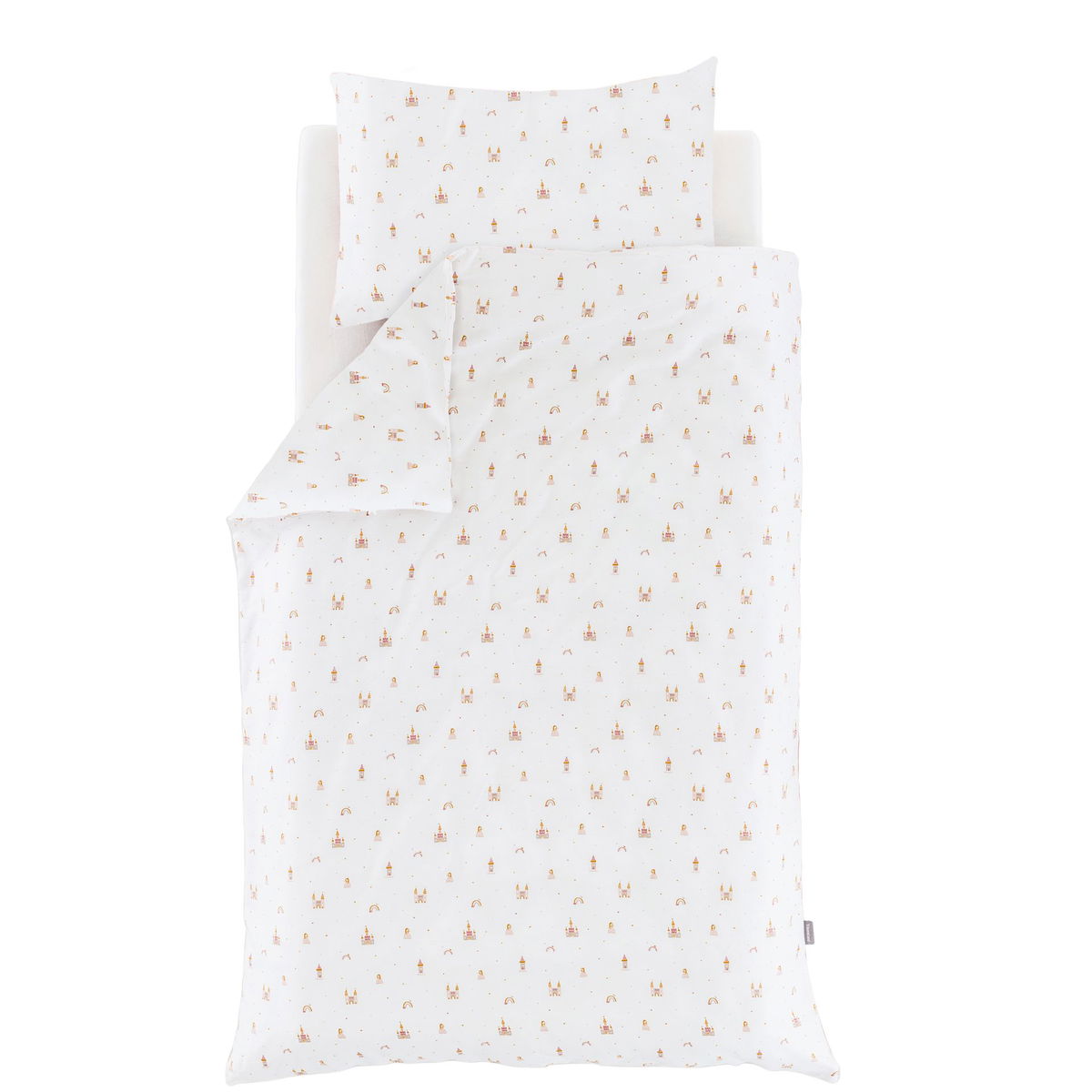 Biancheria Da Letto Bambini 100% Cotone - Set Con Coniglietto, 100x135 Cm, Certificato Oeko-Tex