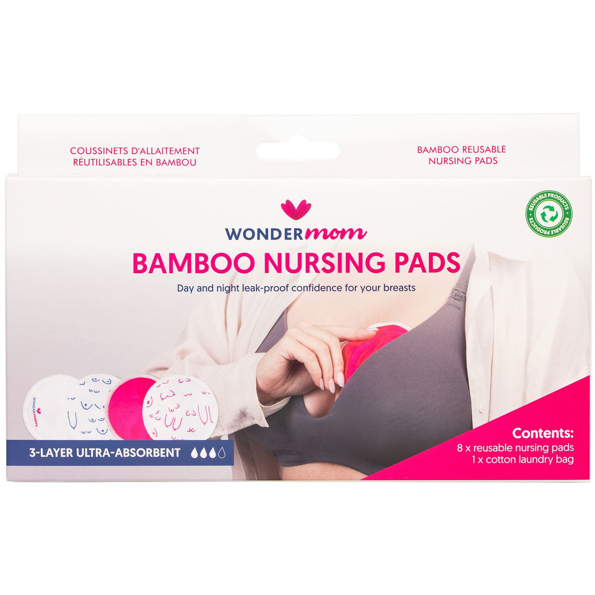 Wondermom Waschbare Bambus Stilleinlagen kaufen 4mybaby