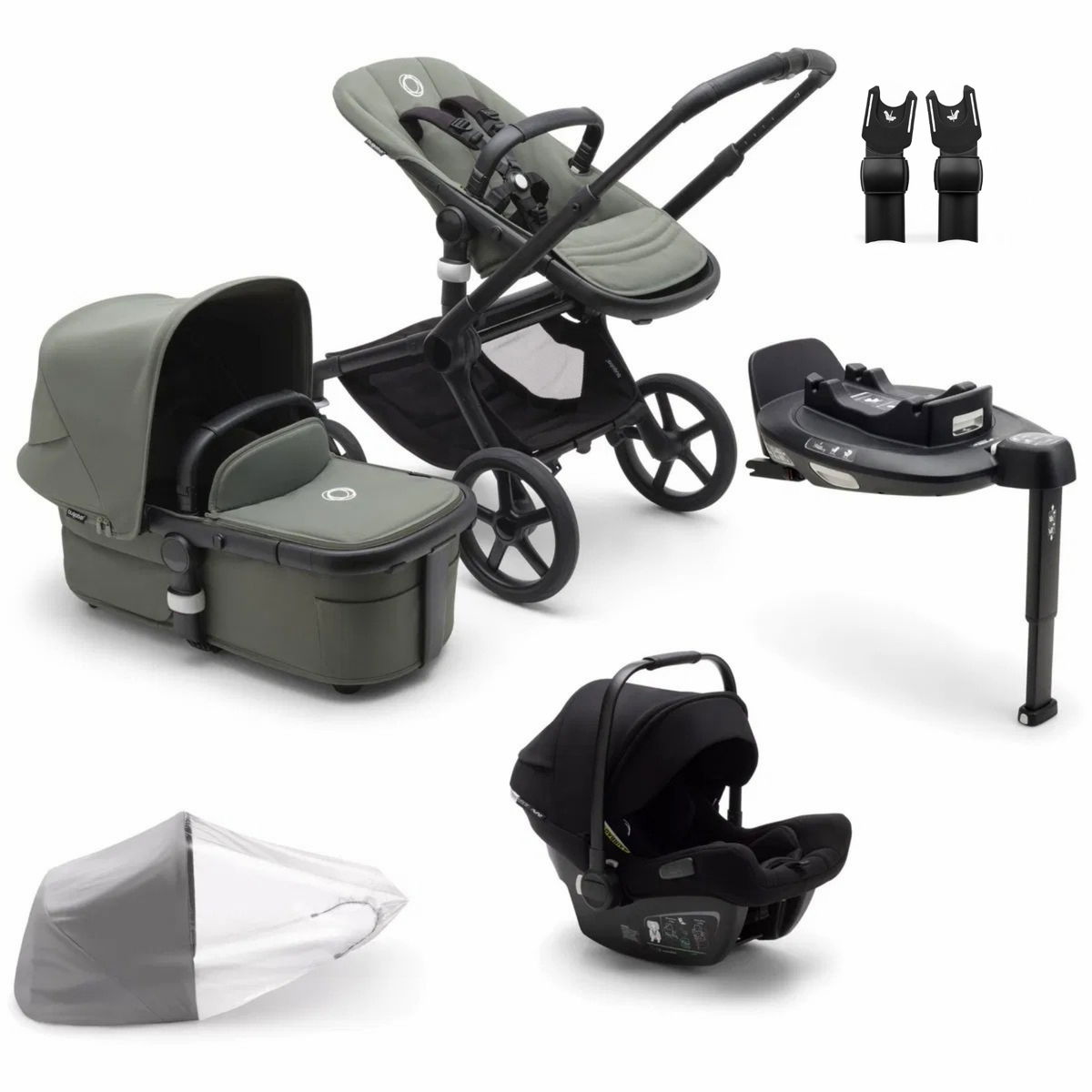 bugaboo Fox 5 3in1 Kinderwagen mit Autositz Base ergonomisch