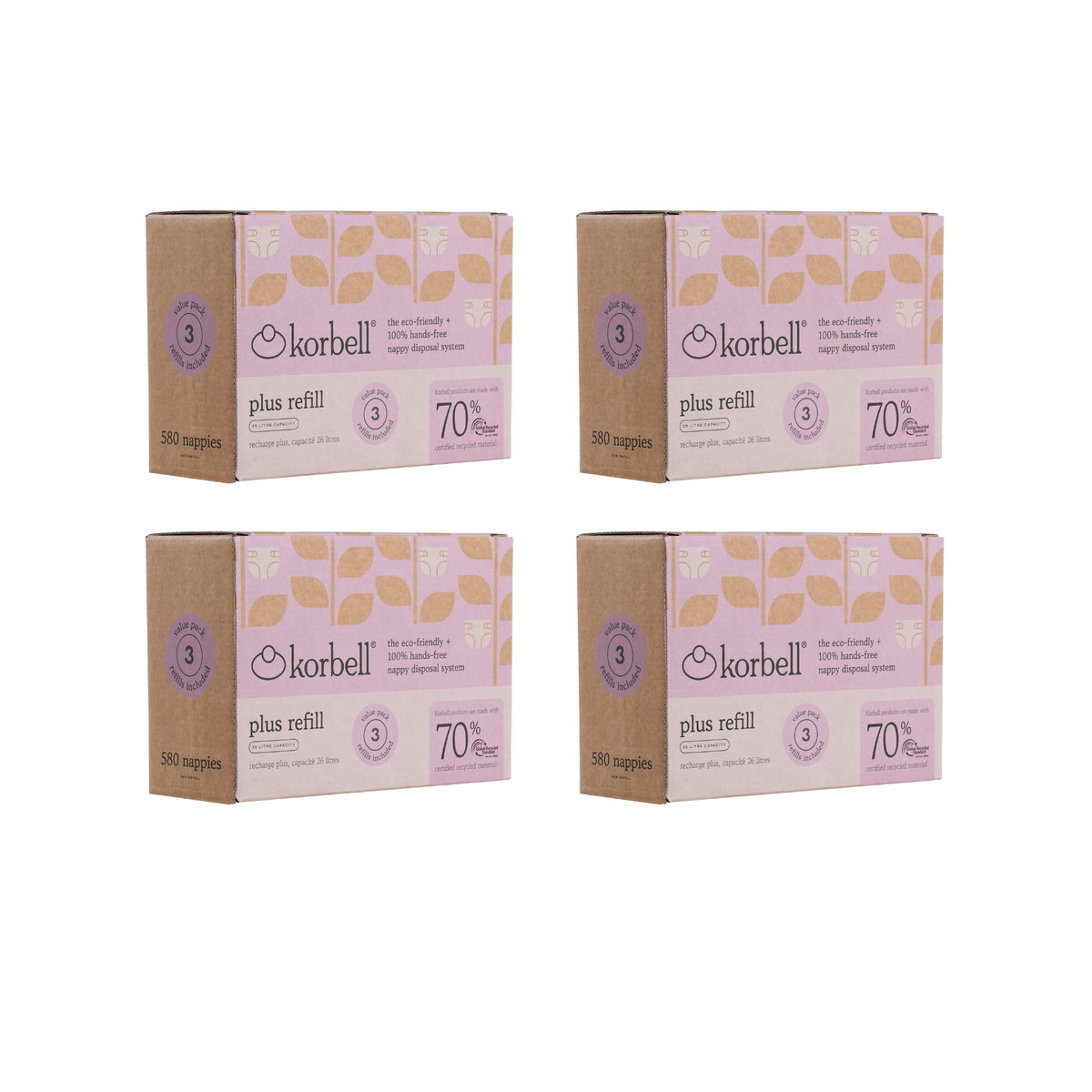 Product Image for Korbell Ricarica Plus recycled
