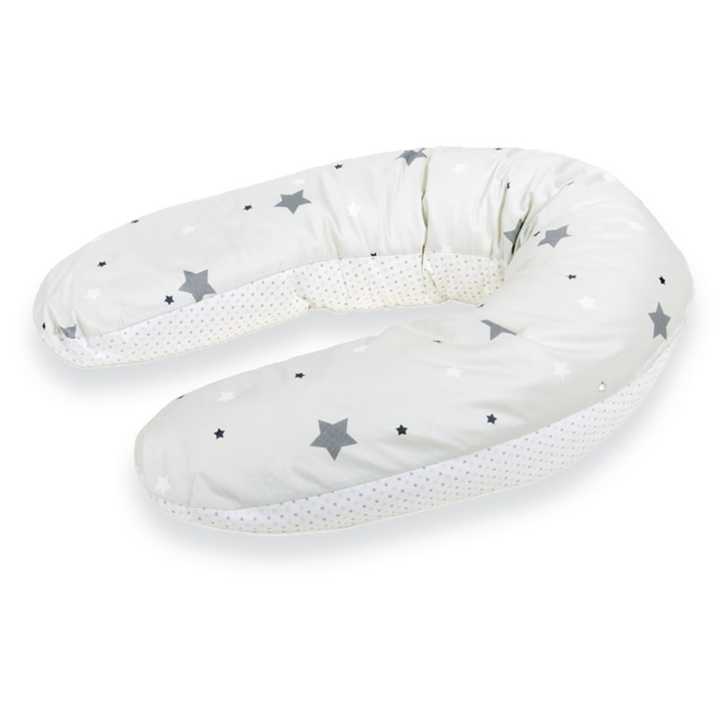 Product Image for Träumeland Nursing Pillow Cover grey stars