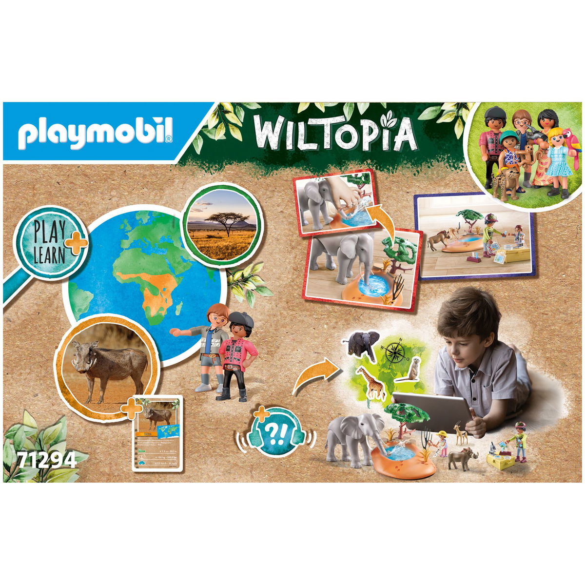 PLAYMOBIL Wiltopia 71294: Dash to the waterhole Discover the