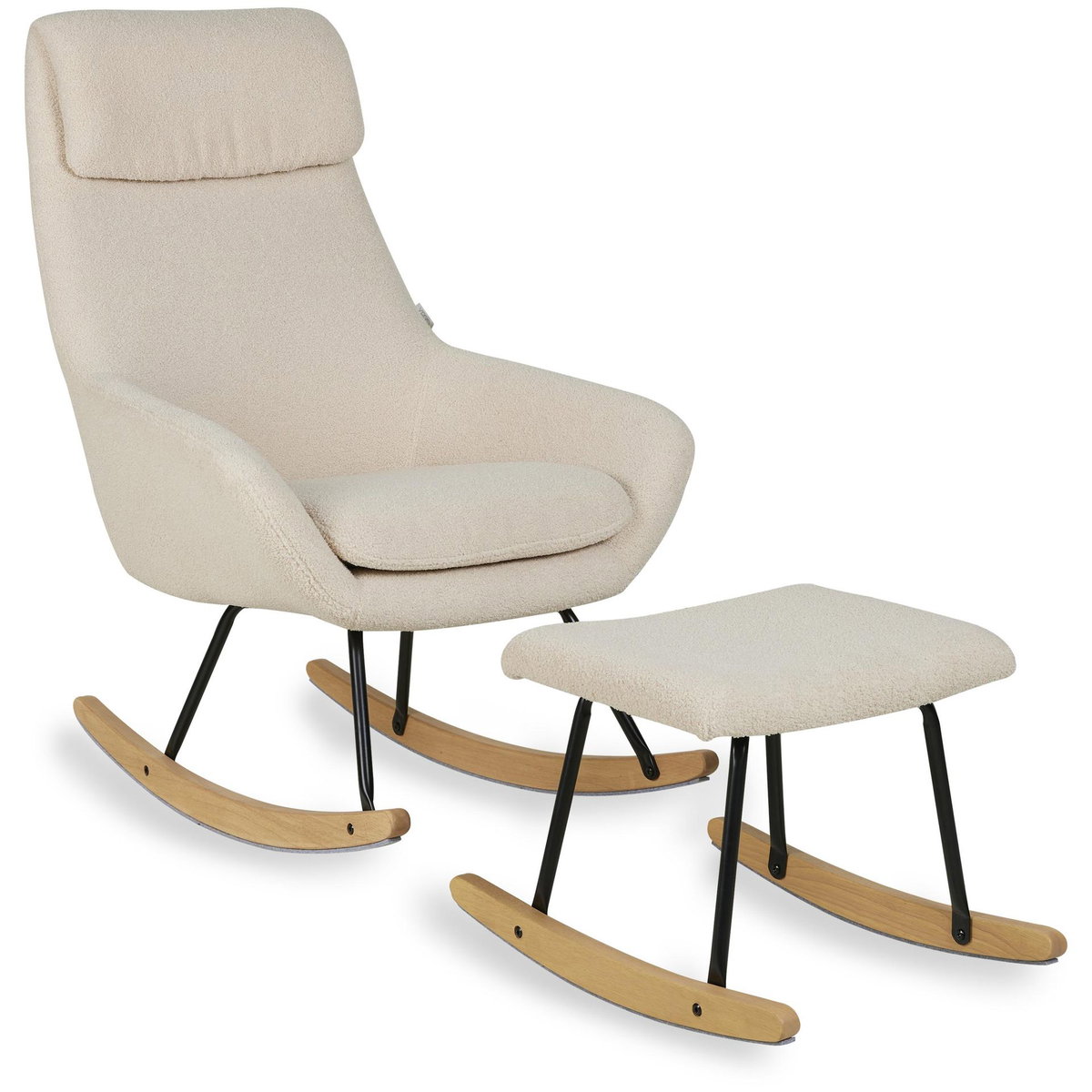 Quax Hocker für Schaukelstuhl Basic & Nordic – Komfortmöbel