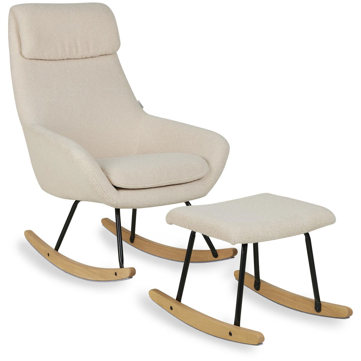Quax Hocker für Schaukelstuhl Basic & Nordic – Komfortmöbel