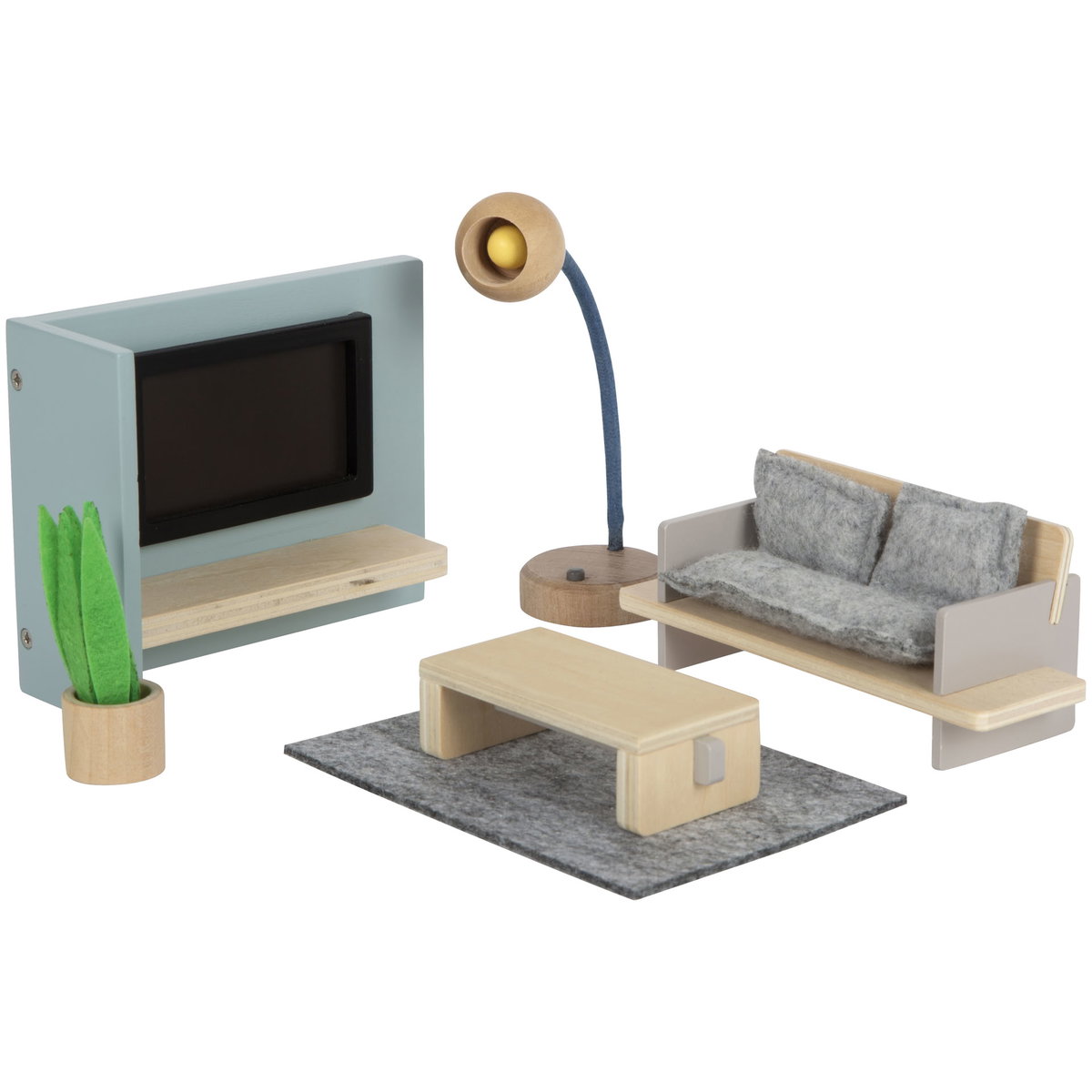 Set di divani da soggiorno vittoriani in miniatura per casa delle bambole 1:12 scala A53 Dollys Gallery - Italia