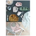 Assiette Bébé En Silicone Stick&Stay Done By Deer - Avec Ventouse, 3 Compartiments, 100% Qualité Alimentaire (Rose) - 5