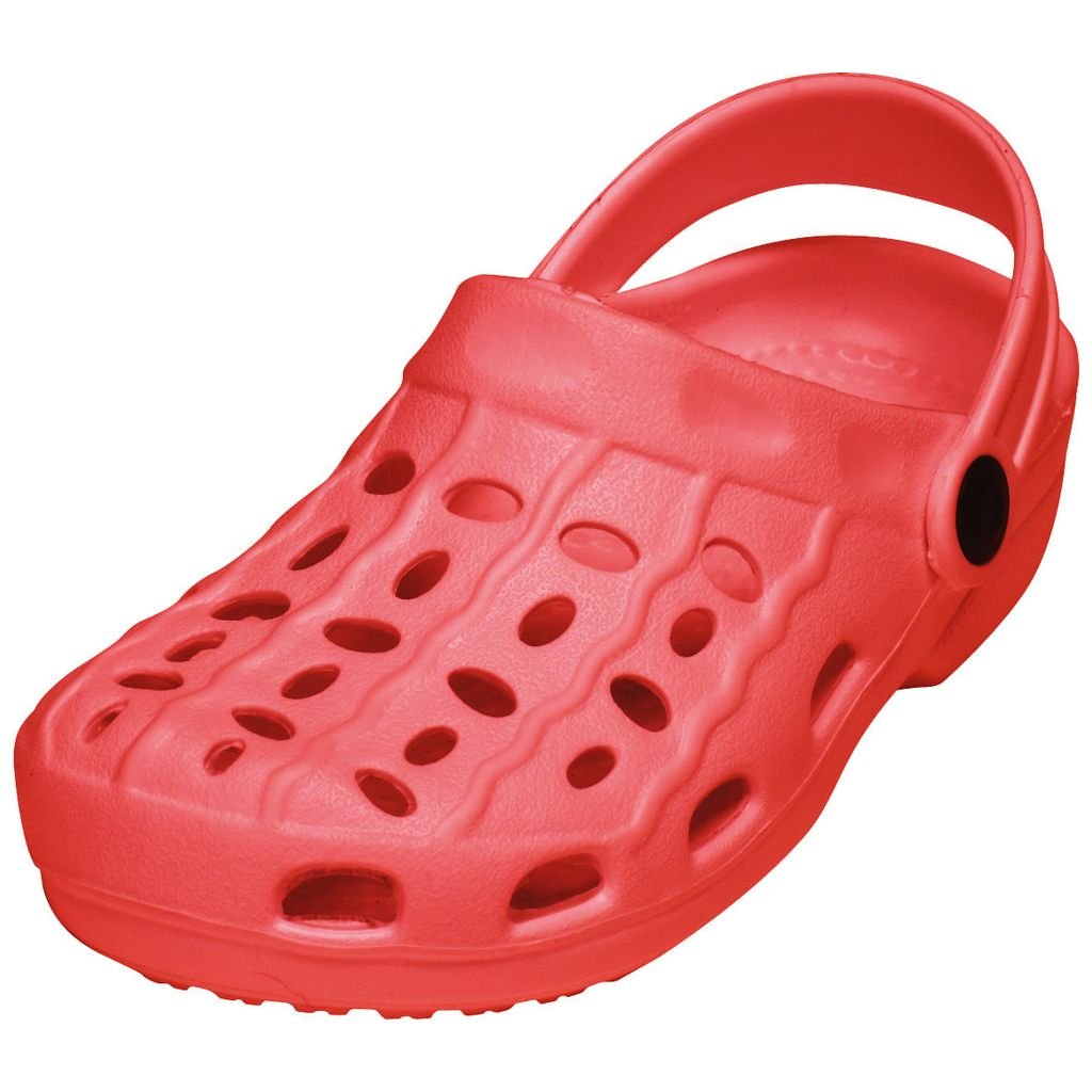 Playshoes Kids Summer Clogs red