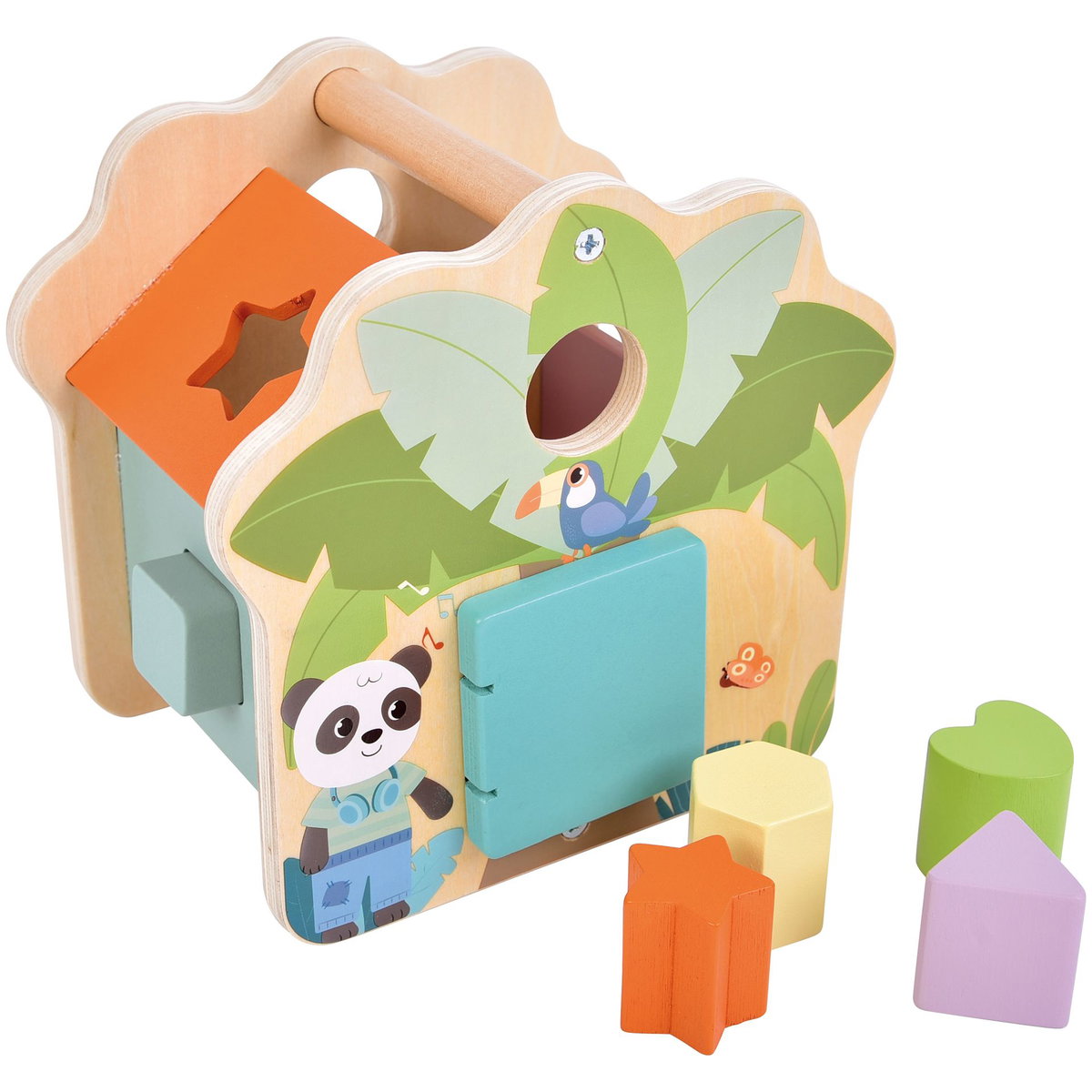 small foot Jungle Friends Shape Sorter House - Buy Now
