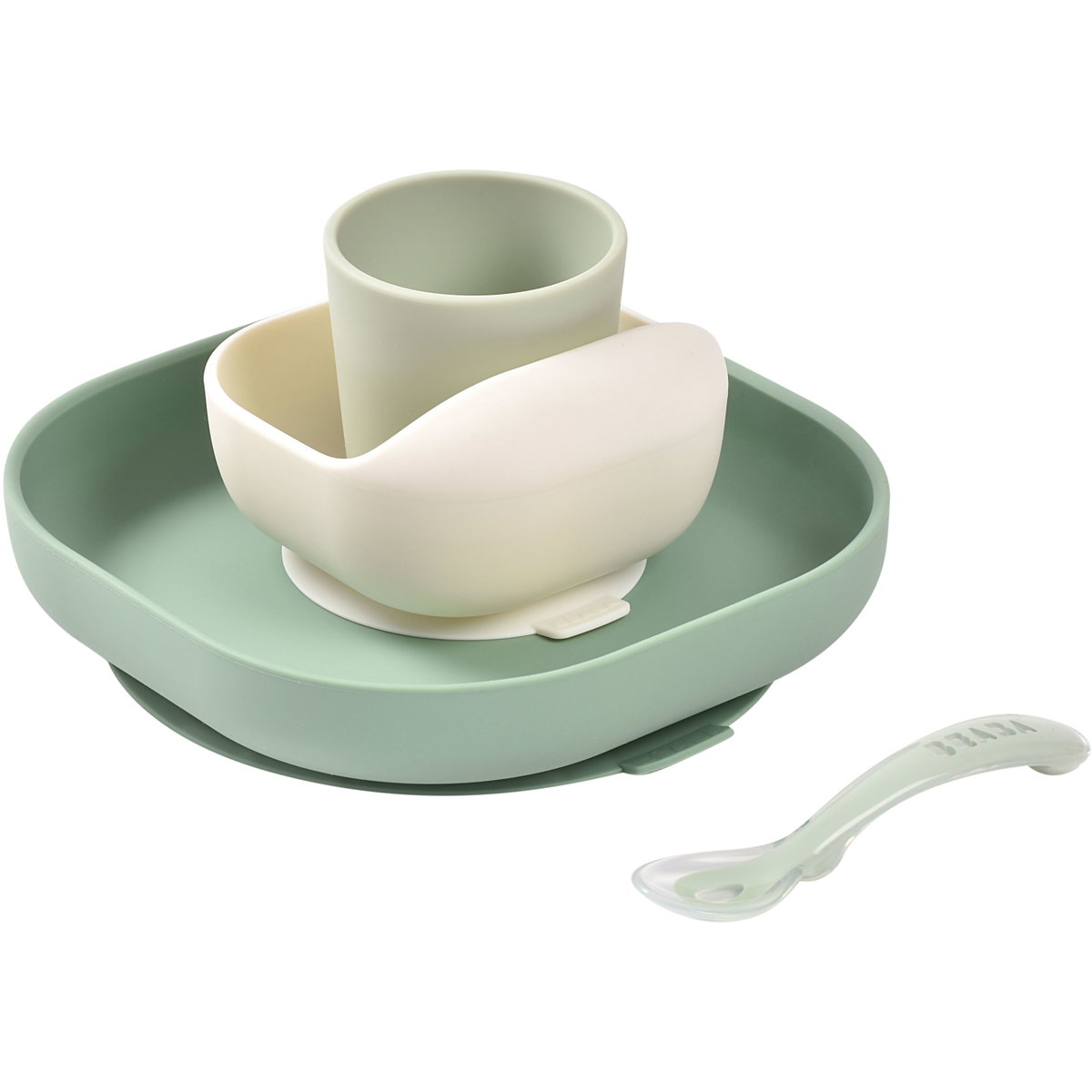 Product Image for Beaba Silikon Essset 4teilig salbei