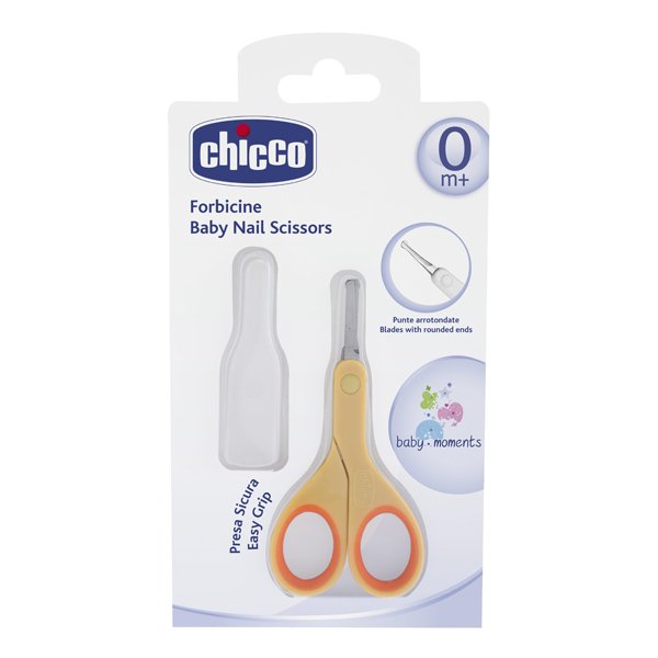 Chicco Baby Scissors with Protective Cap orange