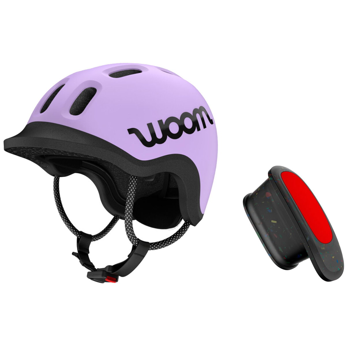 Product Image for woom READY Kinderhelm mit Helmlicht lilac