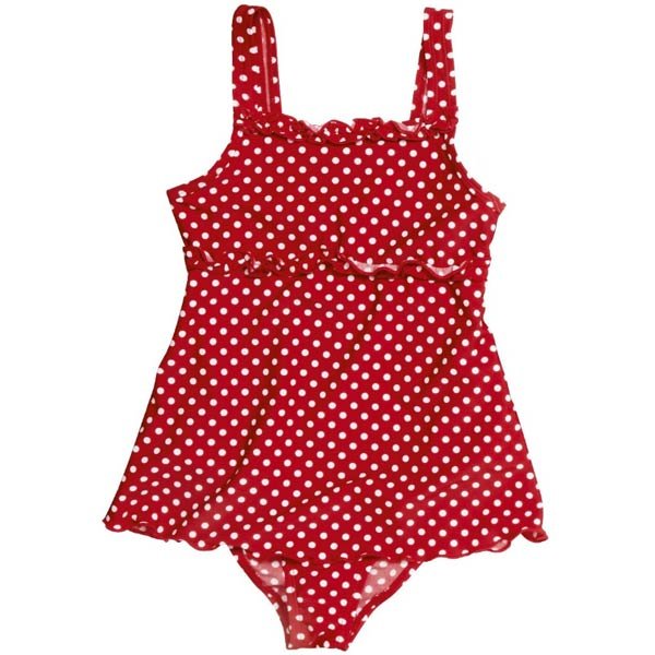Playshoes UV Protection Swimsuit with Skirt Dots