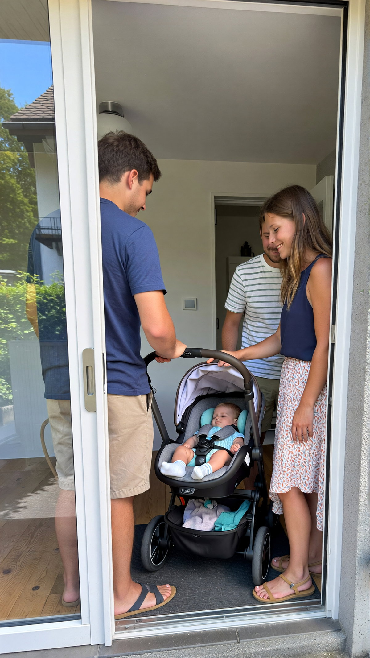 Babyschale auf dem Kinderwagen: sinnvoll?