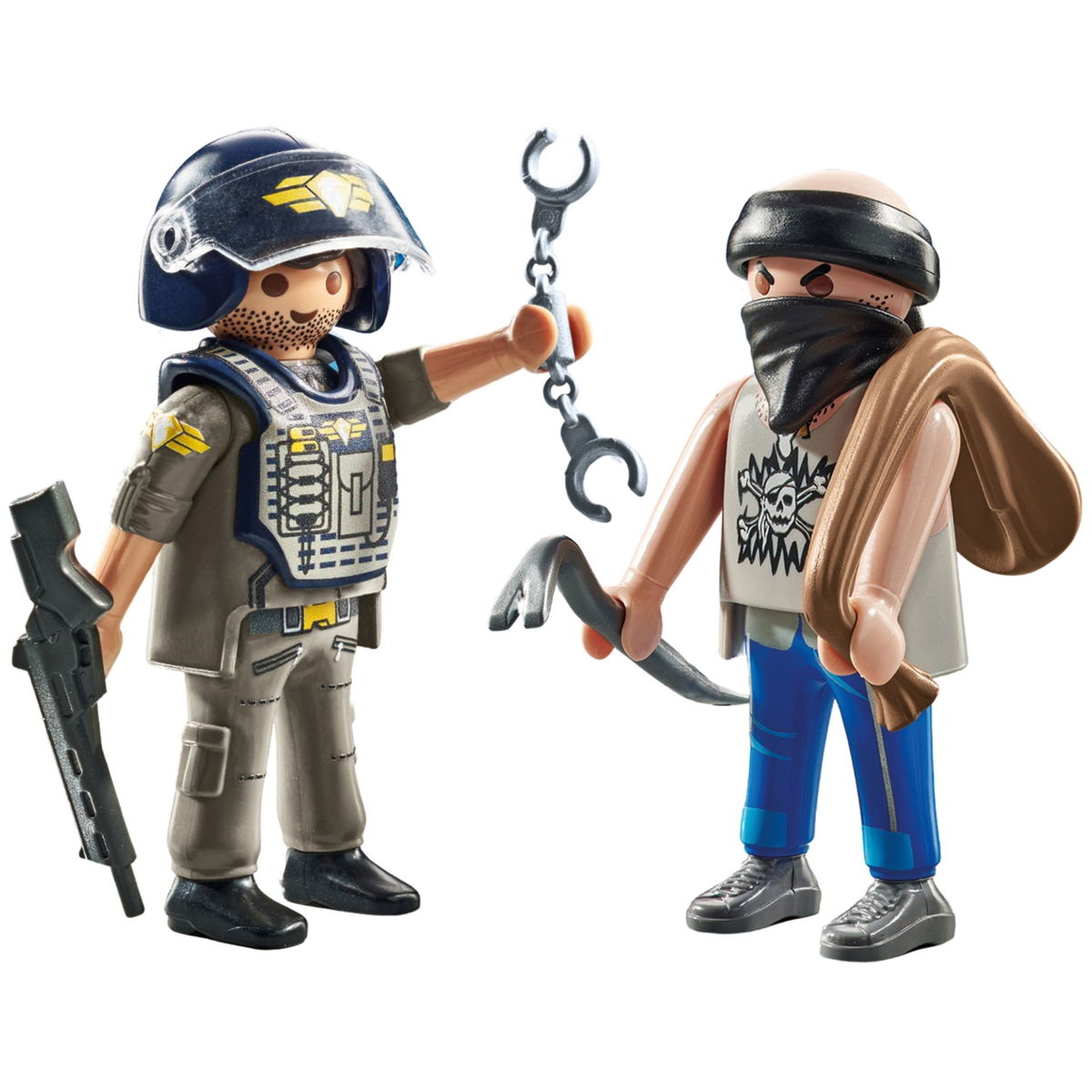 Figurine PLAYMOBIL Personnalisée SWAT - Spécial Armes Et Tactiques (REF-0175 BIS)