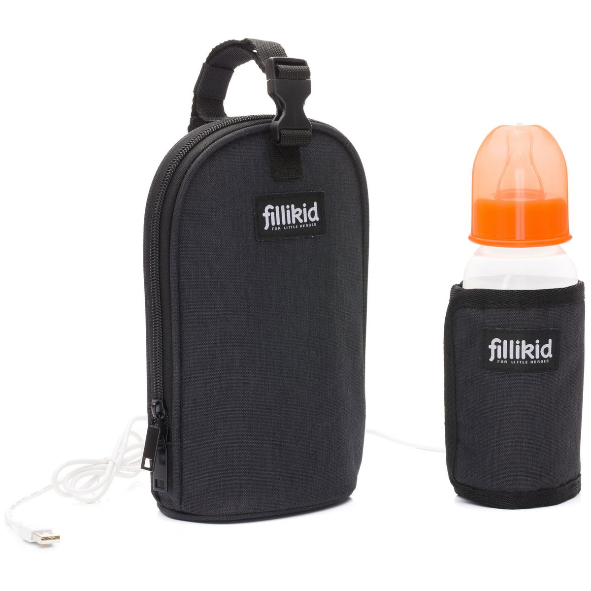 Product Image for fillikid bottle warmer black melange