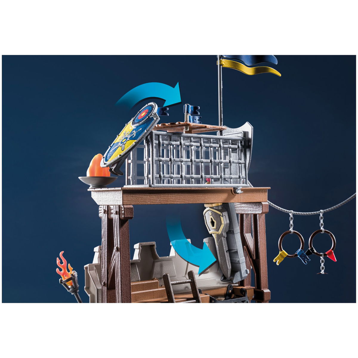 Playmobil 71298 Novelmore Knights Tournament Set With Dragon, 2 Knights, Cannons & Targets - Toy For Kids 4+
