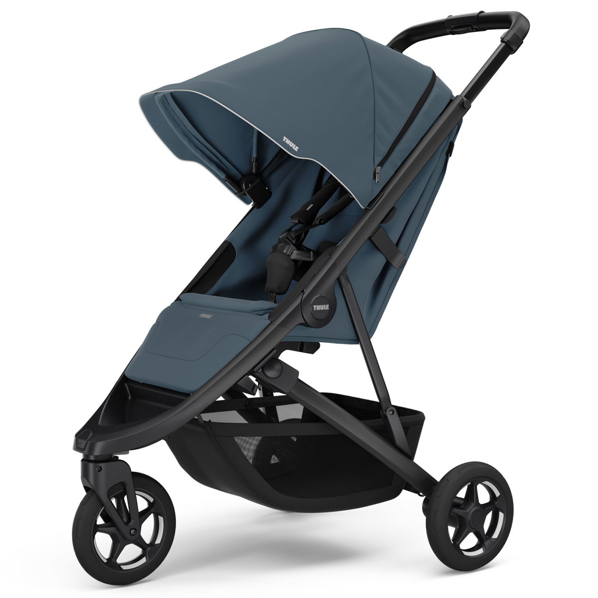Product Image for THULE Spring 2 dark slate for 1 child with 3 wheels